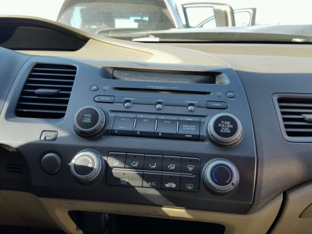 JHMFA16836S005828 - 2006 HONDA CIVIC EX შავი ფოტო 9