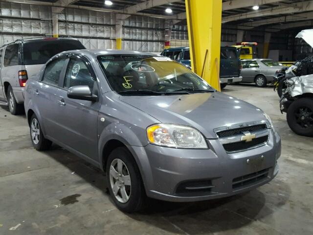 KL1TD56668B094838 - 2008 CHEVROLET AVEO BASE CHARCOAL photo 1