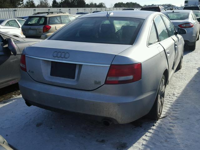 WAUDH74F66N108343 - 2006 AUDI A6 3.2 QUA SILVER photo 4