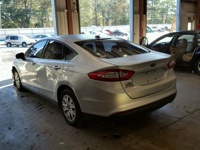 1FA6P0G71E5376585 - 2014 FORD FUSION S SILVER photo 3