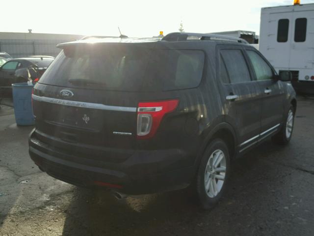 1FM5K7D89EGA63472 - 2014 FORD EXPLORER X BLACK photo 4