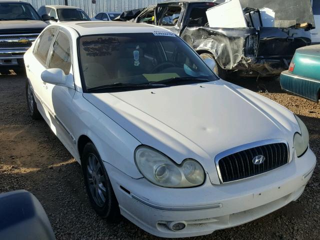 KMHWF35H65A127759 - 2005 HYUNDAI SONATA GLS WHITE photo 1