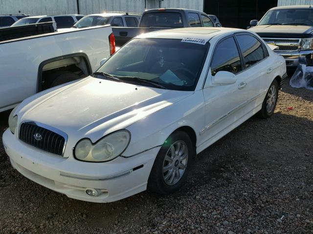 KMHWF35H65A127759 - 2005 HYUNDAI SONATA GLS WHITE photo 2