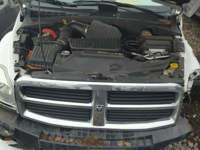 1D4HB48N46F181343 - 2006 DODGE DURANGO SL WHITE photo 7