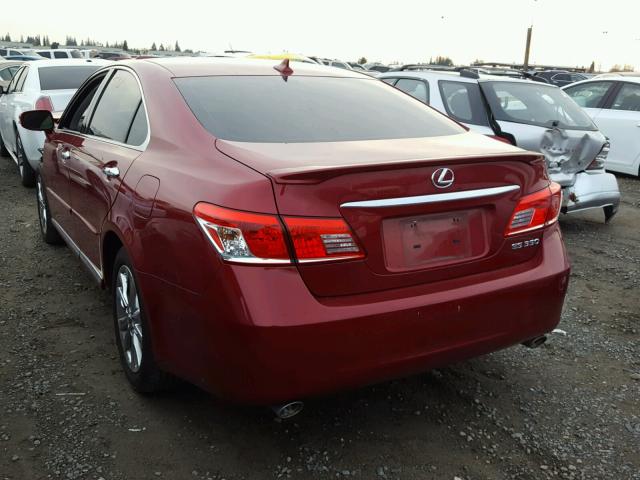 JTHBK1EG2C2478989 - 2012 LEXUS ES 350 RED photo 3