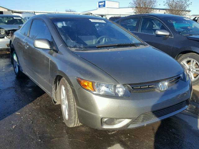 2HGFG12887H556613 - 2007 HONDA CIVIC EX GRAY photo 1