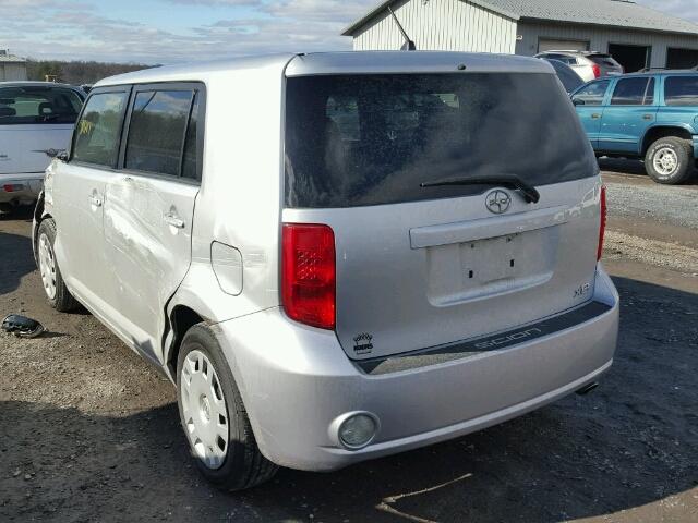 JTLKE50E791070934 - 2009 TOYOTA SCION XB SILVER photo 3