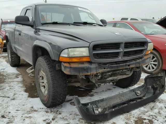 1B7GG32N62S675556 - 2002 DODGE DAKOTA SPO BLACK photo 1