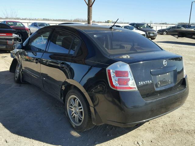 3N1AB61E68L654496 - 2008 NISSAN SENTRA 2.0 BLACK photo 3