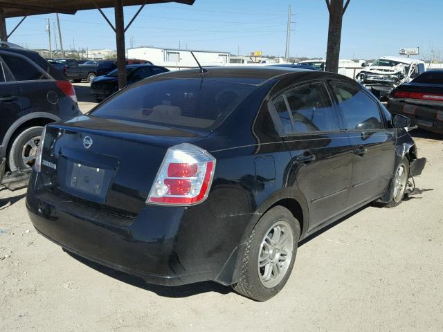 3N1AB61E68L654496 - 2008 NISSAN SENTRA 2.0 BLACK photo 4