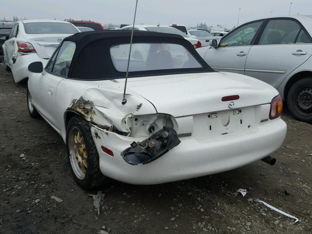 JM1NB353XX0102906 - 1999 MAZDA MX-5 MIATA WHITE photo 3