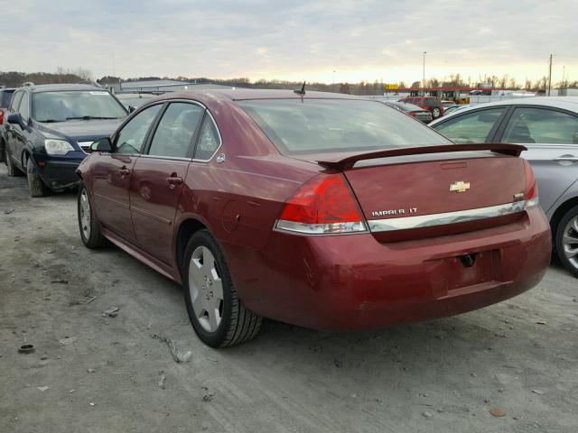 2G1WV58KX81361369 - 2008 CHEVROLET IMPALA 50T MAROON photo 3