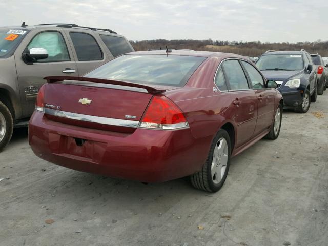 2G1WV58KX81361369 - 2008 CHEVROLET IMPALA 50T MAROON photo 4