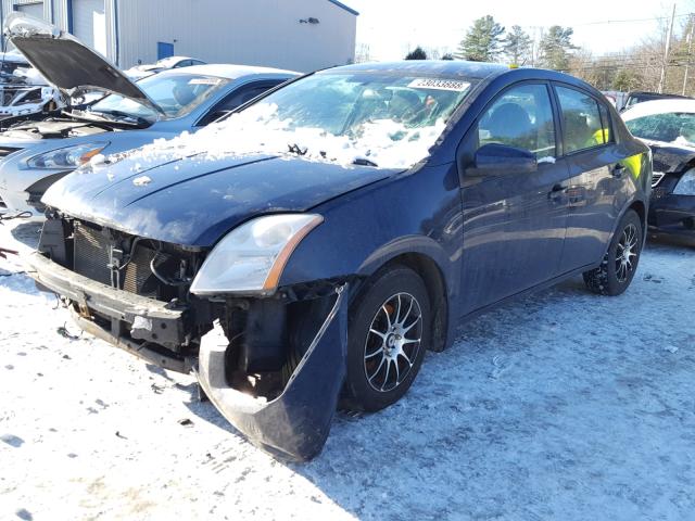 3N1AB61EX8L702176 - 2008 NISSAN SENTRA 2.0 BLUE photo 2