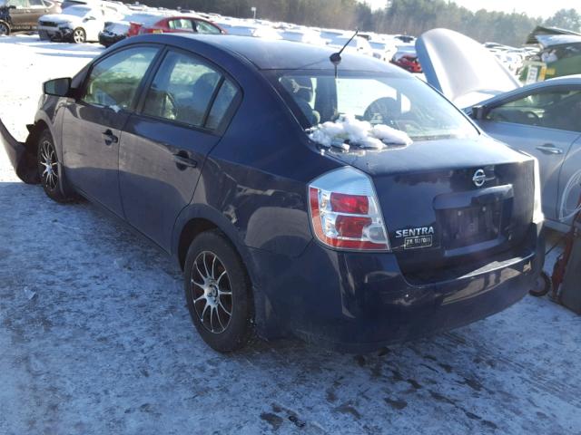 3N1AB61EX8L702176 - 2008 NISSAN SENTRA 2.0 BLUE photo 3