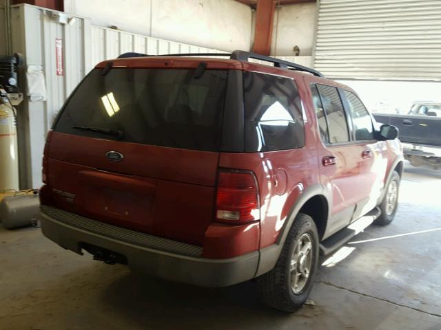 1FMZU63E92ZC51017 - 2002 FORD EXPLORER X MAROON photo 4