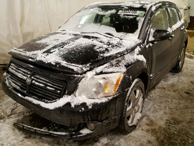 1B3HB48B08D530226 - 2008 DODGE CALIBER SX BLACK photo 2