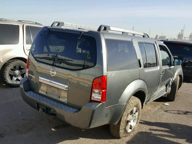 5N1AR18UX5C770344 - 2005 NISSAN PATHFINDER GRAY photo 4