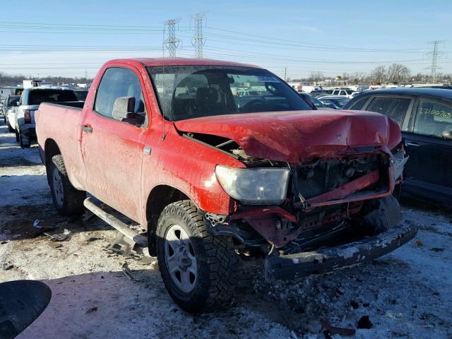 5TFJT52157X001774 - 2007 TOYOTA TUNDRA RED photo 1