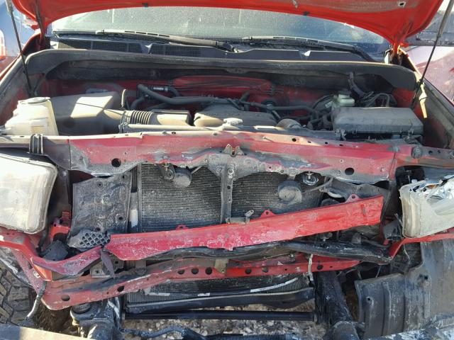 5TFJT52157X001774 - 2007 TOYOTA TUNDRA RED photo 7