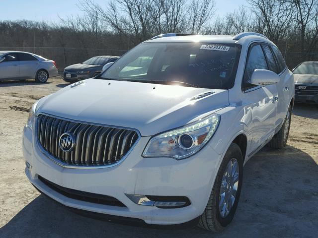 5GAKRCKDXHJ289251 - 2017 BUICK ENCLAVE WHITE photo 2