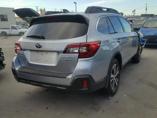 4S4BSENC0J3200309 - 2018 SUBARU OUTBACK 3. GRAY photo 4