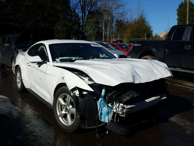 1FA6P8AM7F5379683 - 2015 FORD MUSTANG WHITE photo 1