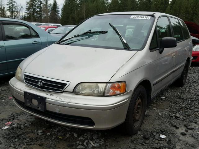 JHMRA3865WC010172 - 1998 HONDA ODYSSEY LX BEIGE photo 2