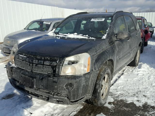 2CNDL13FX86347588 - 2008 CHEVROLET EQUINOX LS BLACK photo 2