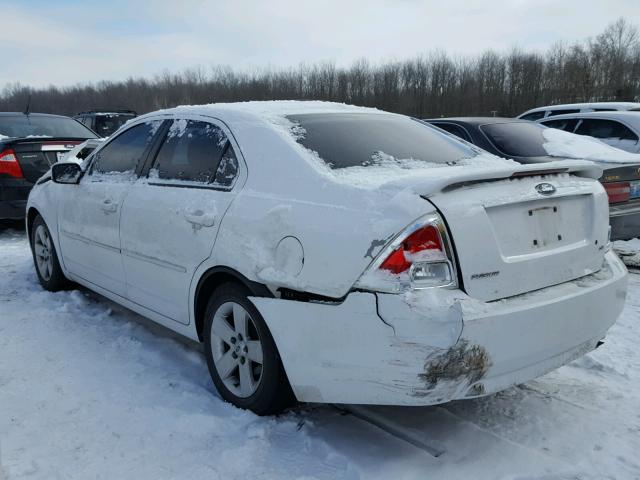 3FAFP07Z66R189858 - 2006 FORD FUSION SE WHITE photo 3