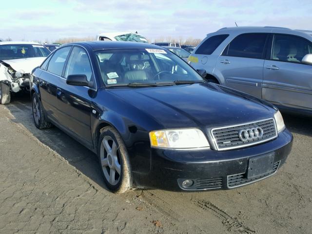 WAULD64BX3N037402 - 2003 AUDI A6 2.7T QU BLACK photo 1