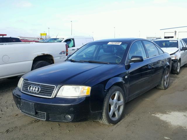 WAULD64BX3N037402 - 2003 AUDI A6 2.7T QU BLACK photo 2