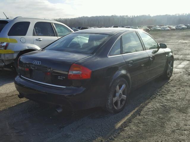 WAULD64BX3N037402 - 2003 AUDI A6 2.7T QU BLACK photo 4