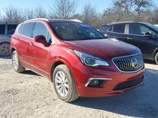 LRBFXBSA2HD110574 - 2017 BUICK ENVISION E RED photo 1