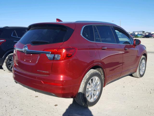 LRBFXBSA2HD110574 - 2017 BUICK ENVISION E RED photo 4
