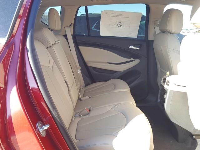 LRBFXBSA2HD110574 - 2017 BUICK ENVISION E RED photo 6