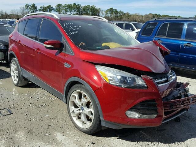 1FMCU0JX1EUA44856 - 2014 FORD ESCAPE TIT RED photo 1