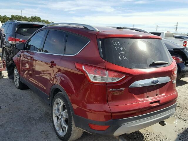 1FMCU0JX1EUA44856 - 2014 FORD ESCAPE TIT RED photo 3