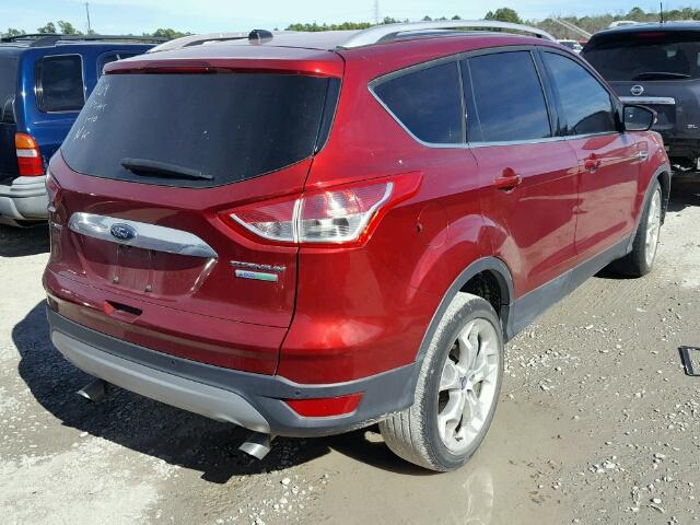 1FMCU0JX1EUA44856 - 2014 FORD ESCAPE TIT RED photo 4