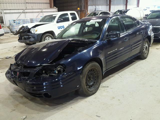 1G2NE52T31M516282 - 2001 PONTIAC GRAND AM S BLUE photo 2