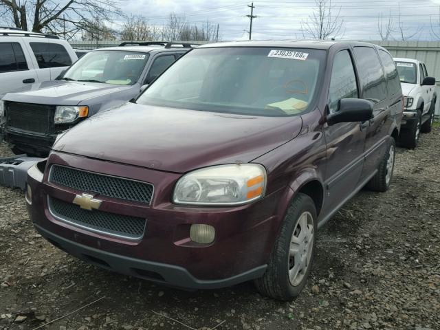 1GNDV23L66D130748 - 2006 CHEVROLET UPLANDER L BURGUNDY photo 2