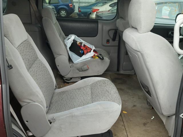 1GNDV23L66D130748 - 2006 CHEVROLET UPLANDER L 勃艮第红 照片 6