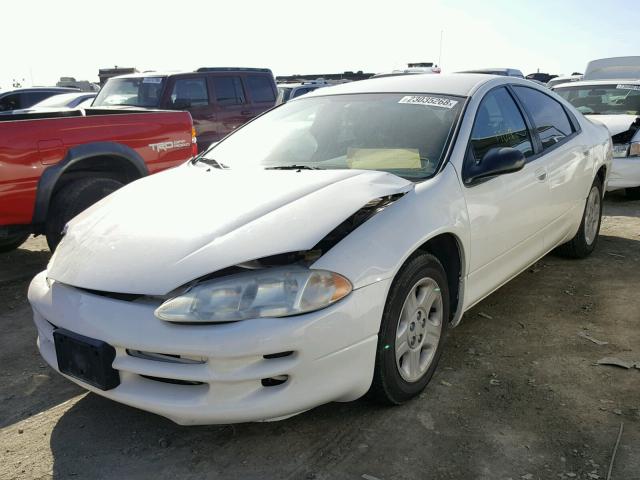 2B3HD46R54H607857 - 2004 DODGE INTREPID S WHITE photo 2