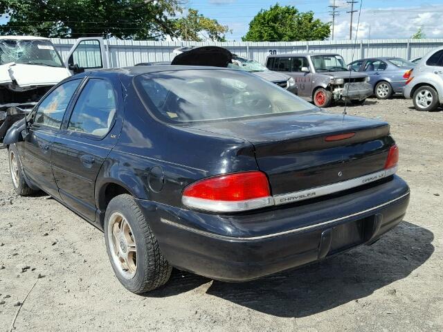 1C3EJ56H6VN658689 - 1997 CHRYSLER CIRRUS LX BLACK photo 3