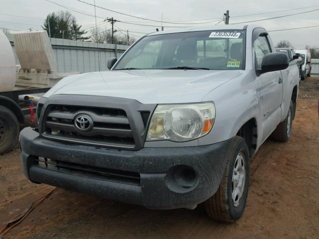 5TENX22N99Z632806 - 2009 TOYOTA TACOMA SILVER photo 2