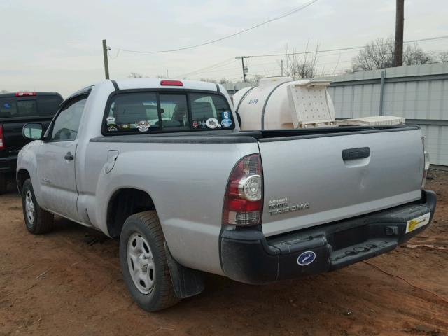 5TENX22N99Z632806 - 2009 TOYOTA TACOMA SILVER photo 3