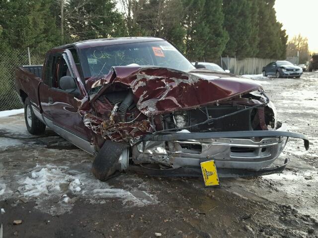 3B7HC13Y61M573145 - 2001 DODGE RAM 1500 MAROON photo 1