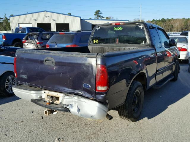 1FTZX1721XNC12578 - 1999 FORD F150 BLUE photo 4