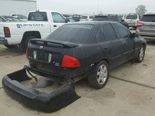 3N1CB51D66L594517 - 2006 NISSAN SENTRA 1.8 BLACK photo 4