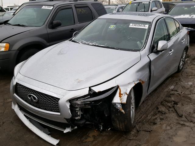 JN1CV7AP4GM202610 - 2016 INFINITI Q50 BASE Сірий фото 2